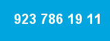 923 786 19 11 923 786 19 11